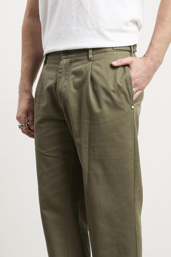 3404 Pantalone canvas verde - 5