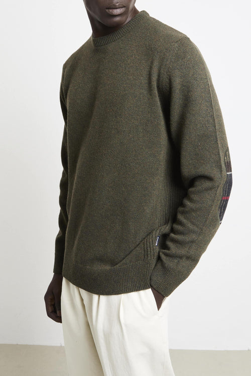 2194 Maglione verde girocollo