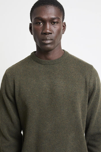 2194 Maglione verde girocollo - 2