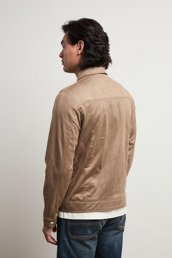 3182 Field jacket sabbia in alcantara - 6