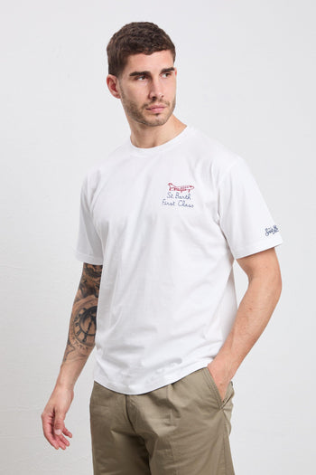 3516 T-shirt "First class" bianca - 3