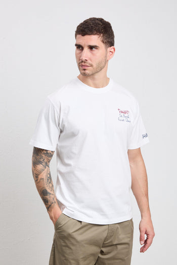 3516 T-shirt "First class" bianca - 4