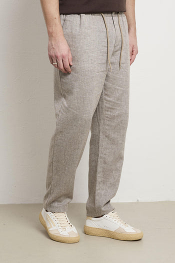 3415 Pantalone Orzo fango - 5