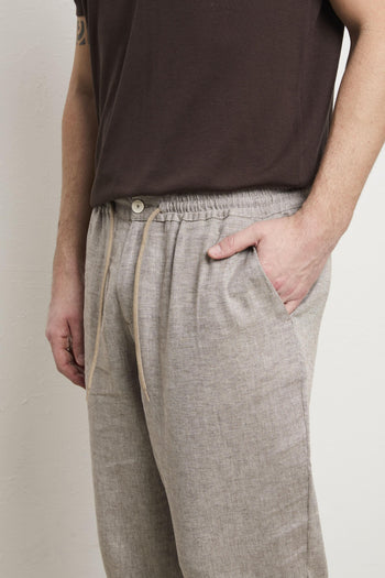 3415 Pantalone Orzo fango - 2