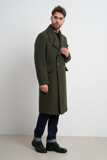2495 Cappotto verde doppiopetto - 2