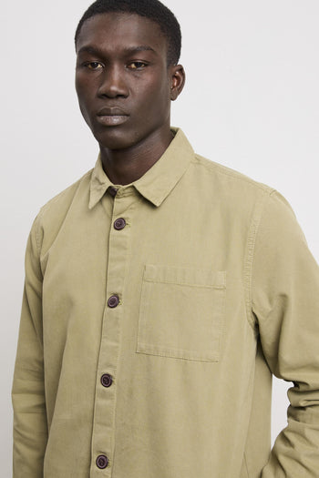 3085 Overshirt verde - 2