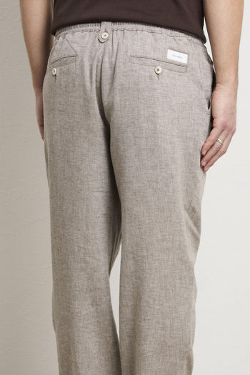3415 Pantalone Orzo fango - 4