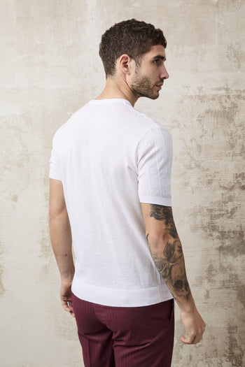 1729 Maglia rigata bianca - 6