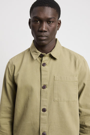 3085 Overshirt verde - 3