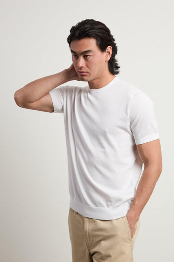 3461 T-shirt in maglina bianca - 3