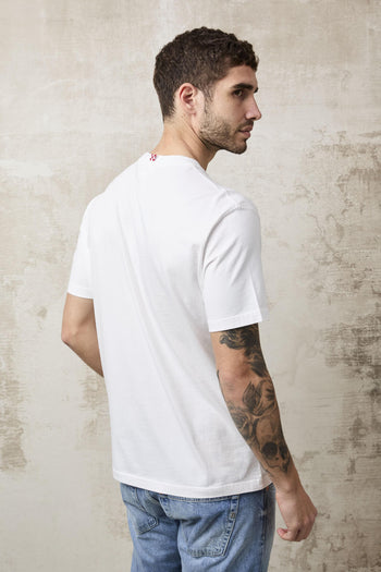 1466 T-Shirt "Beach Club" Portofino bianca - 6