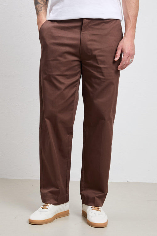 3477 Pantalone marrone Frutta