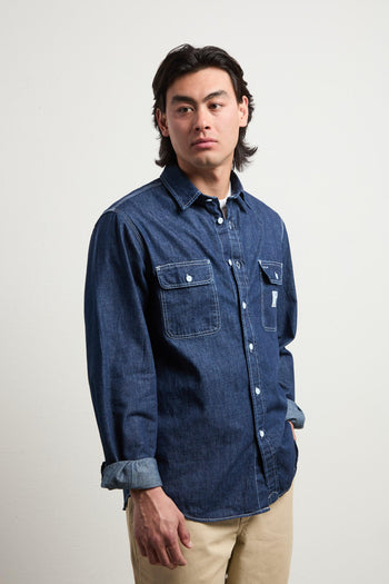 3503 Camicia jeans scura - 2