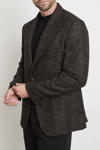 2303 Giacca micro pied-de-poule moro - 6