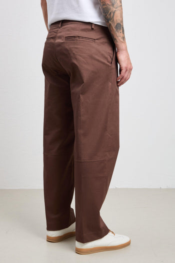 3477 Pantalone marrone Frutta - 3