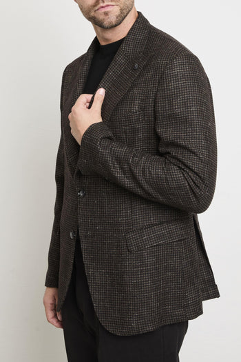 2303 Giacca micro pied-de-poule moro - 4