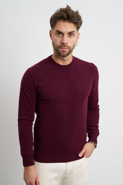 2481 Maglia bordeaux cashmere