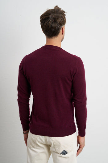 2481 Maglia bordeaux cashmere - 5