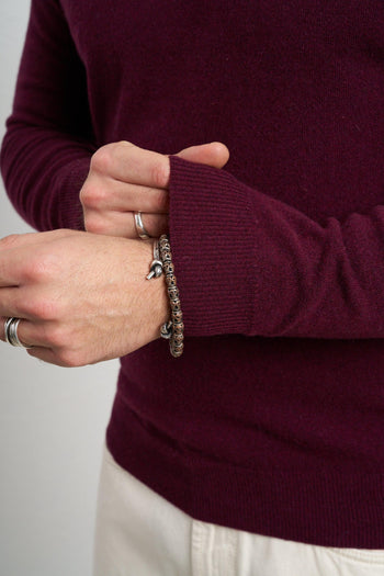 2481 Maglia bordeaux cashmere - 4