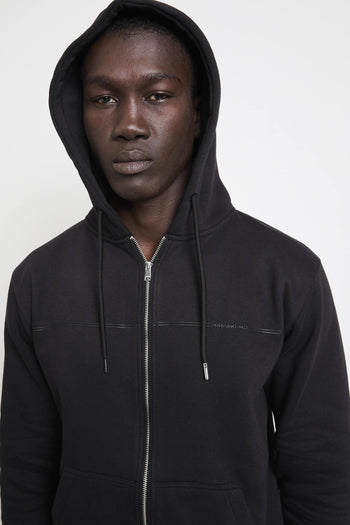 2840 Felpa nera cappuccio - 8