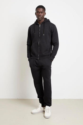 2840 Felpa nera cappuccio - 10