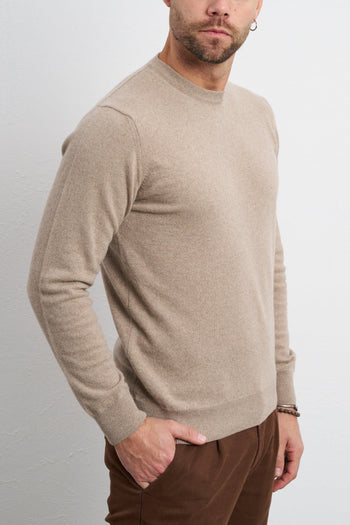 2483 Maglia sabbia cashmere - 4