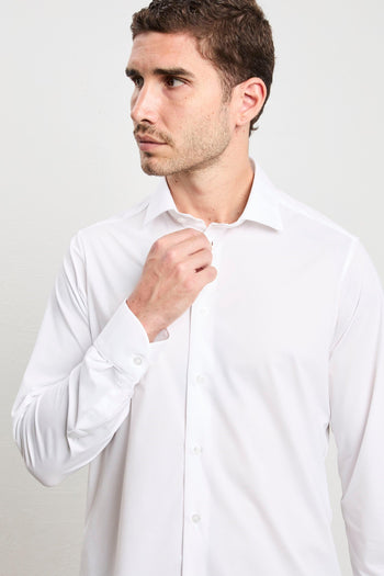 3702 Camicia Manhattan bianca - 5