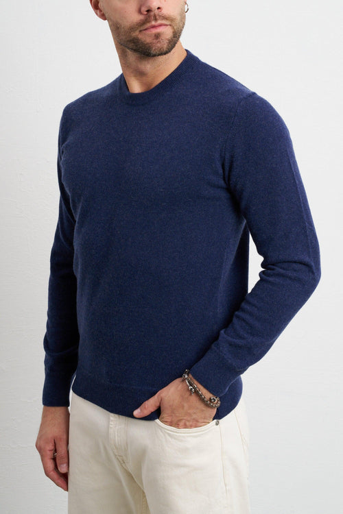 2484 Maglia blu cashmere