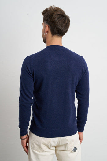 2484 Maglia blu cashmere - 4