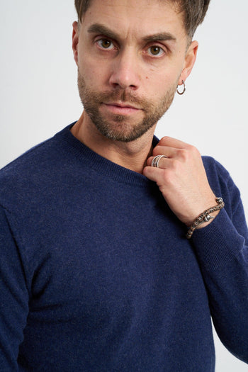 2484 Maglia blu cashmere - 2