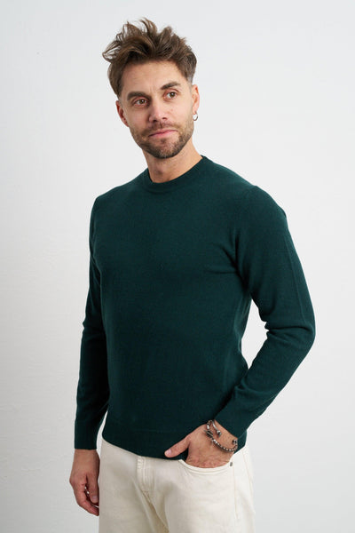 2480 Maglia verde cashmere