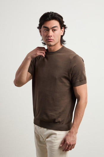 3458 T-shirt in maglina moro - 3