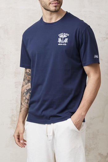 1467 T-Shirt blu "Beach Club" - 3