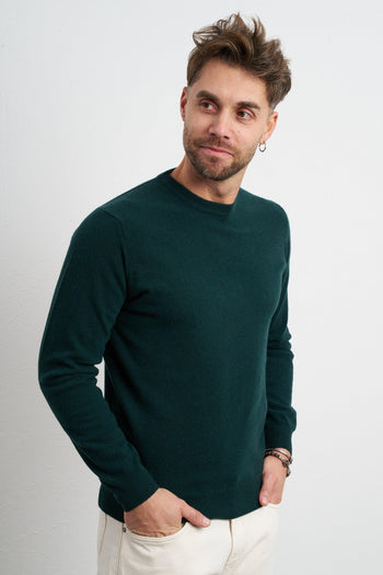 2480 Maglia verde cashmere - 4