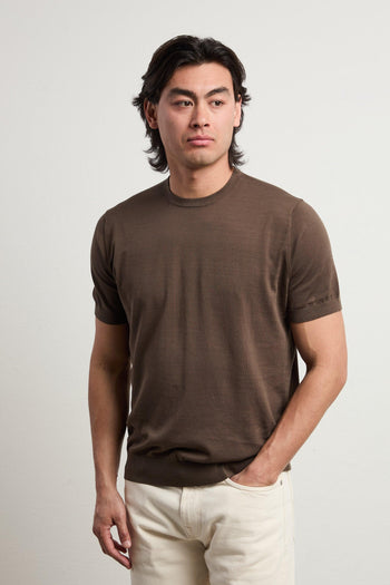 3458 T-shirt in maglina moro - 4