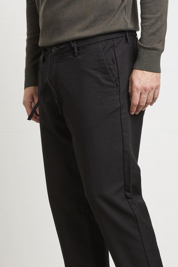 2827 Pantalone nero coulisse - 5