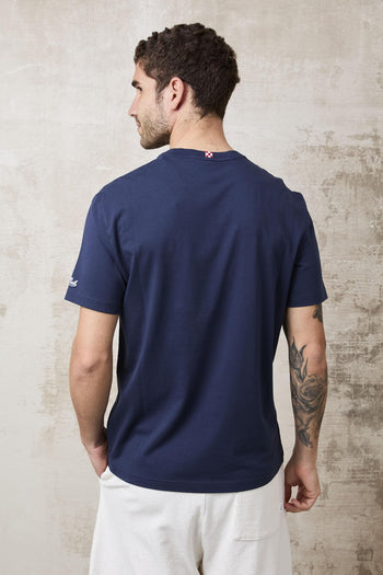 1467 T-Shirt blu "Beach Club" - 5