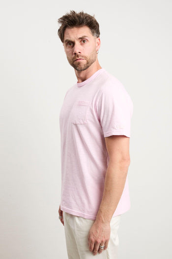 3530 T-shirt rosa con taschino - 5