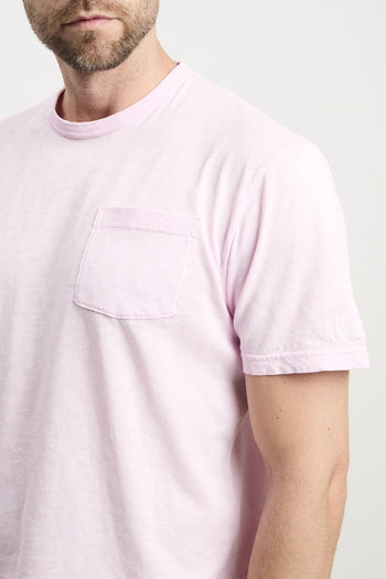 3530 T-shirt rosa con taschino - 2