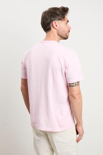 3530 T-shirt rosa con taschino - 6