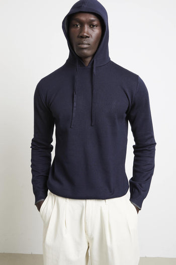 2812 Maglia blu cappuccio - 8