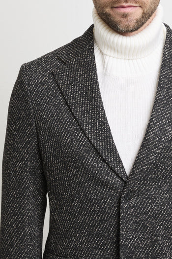 2531 Giacca nera mélange - 6