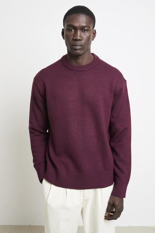 2627 Maglione burgundy