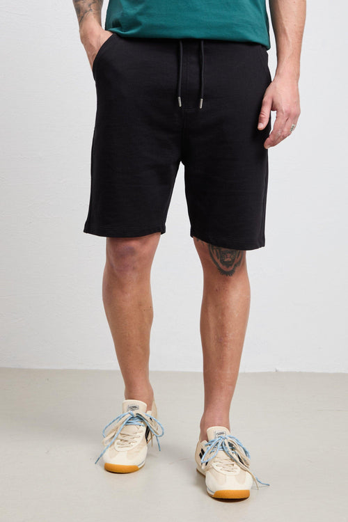 3172 Bermuda in felpa nero
