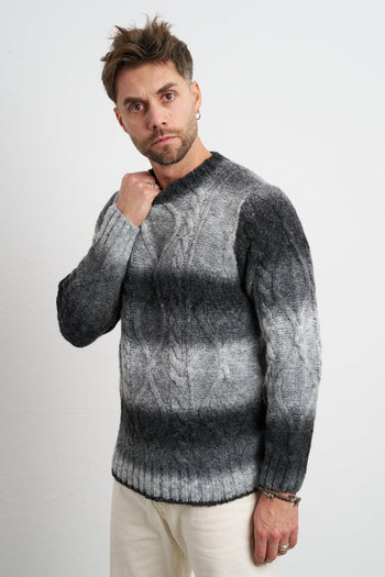 2496 Maglione grigio sfumato - 4