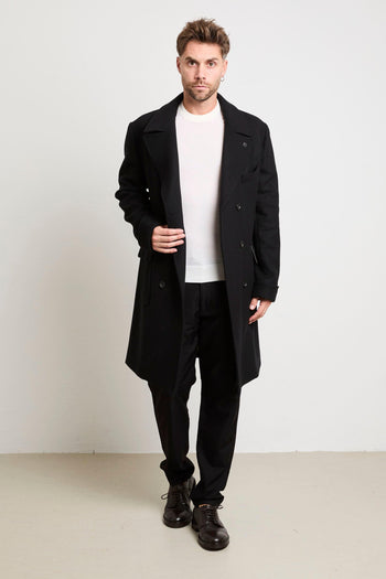 2305 Cappotto doppiopetto nero - 5