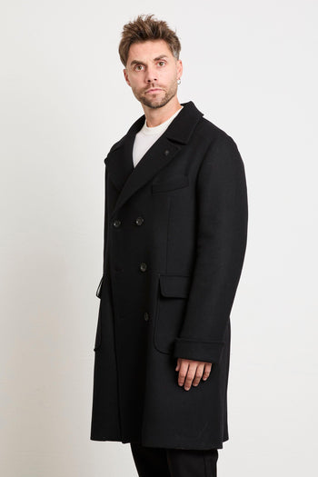 2305 Cappotto doppiopetto nero - 4