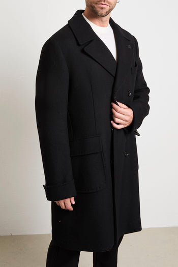 2305 Cappotto doppiopetto nero - 6