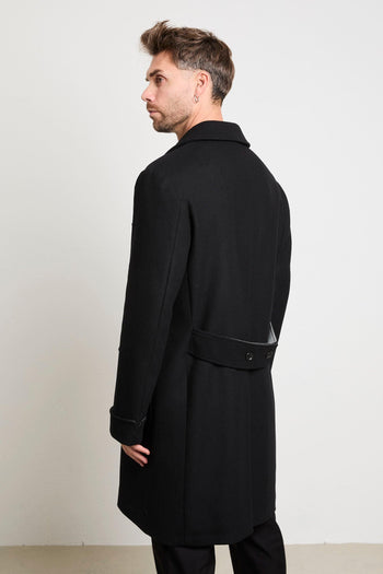 2305 Cappotto doppiopetto nero - 8