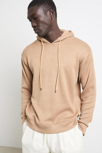 2539 Maglia caramello cappuccio - 3